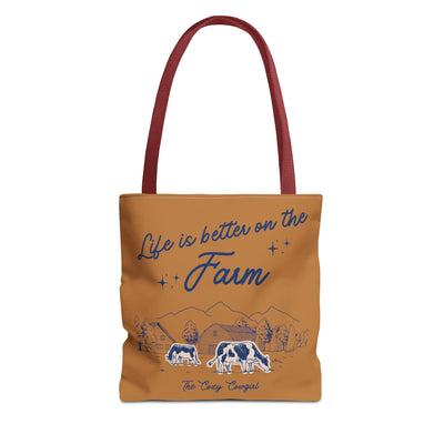 Life Is Better On The Farm - Tote Bag