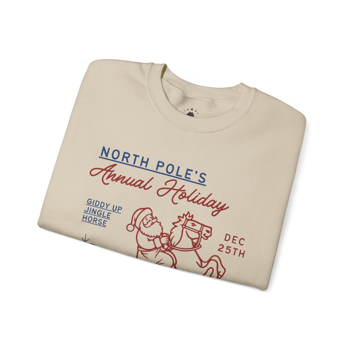 North Pole Christmas Rodeo - Crewneck Sweatshirt