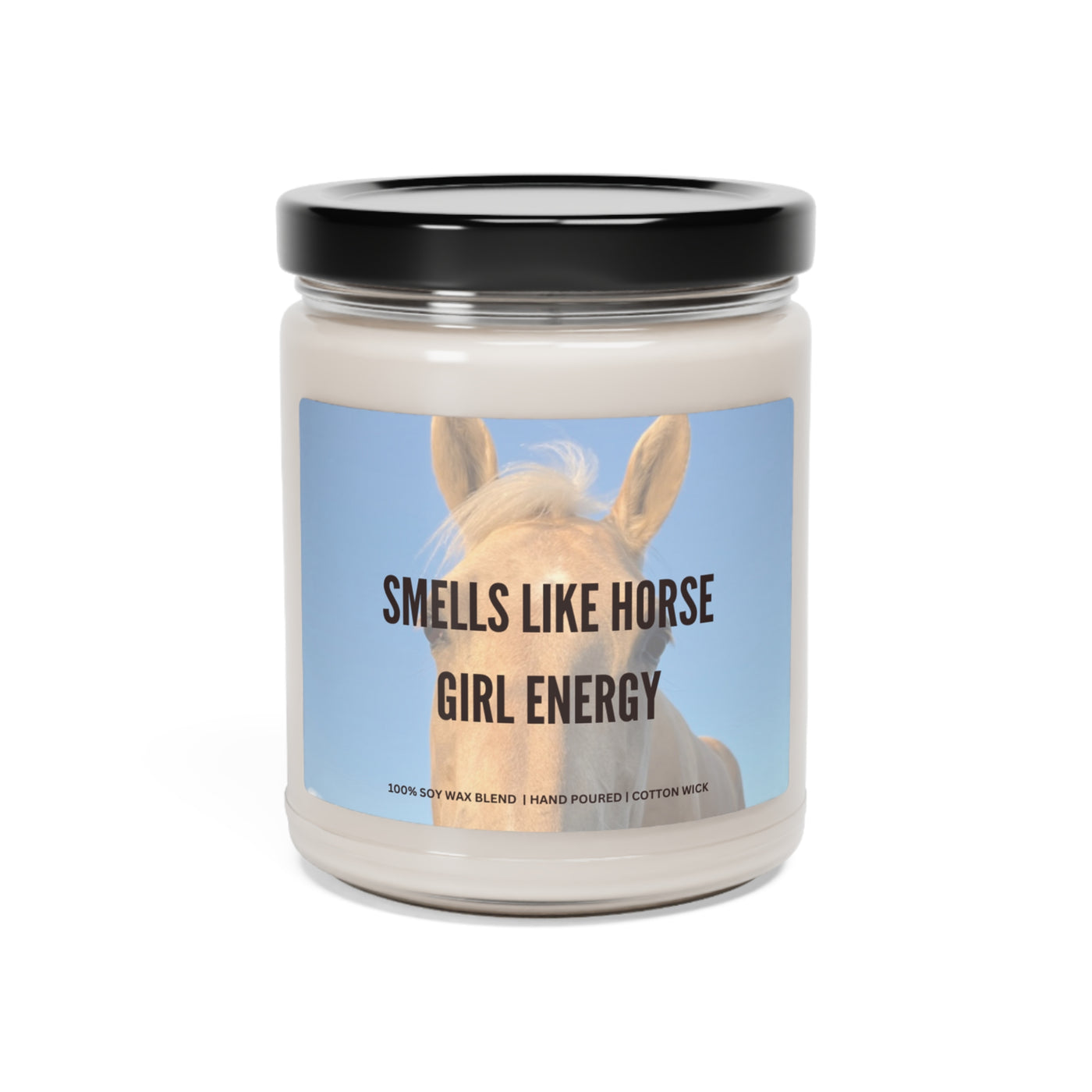 Smells like horse girl energy - Scented Soy Candle, 9oz