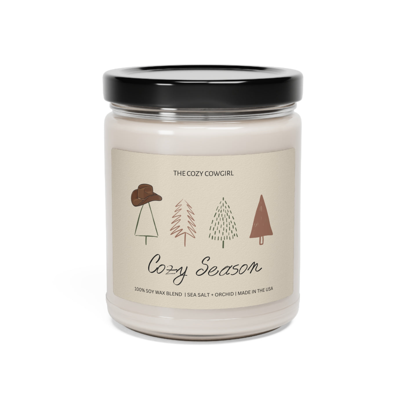 Cozy Season Scented Soy Candle, 9oz