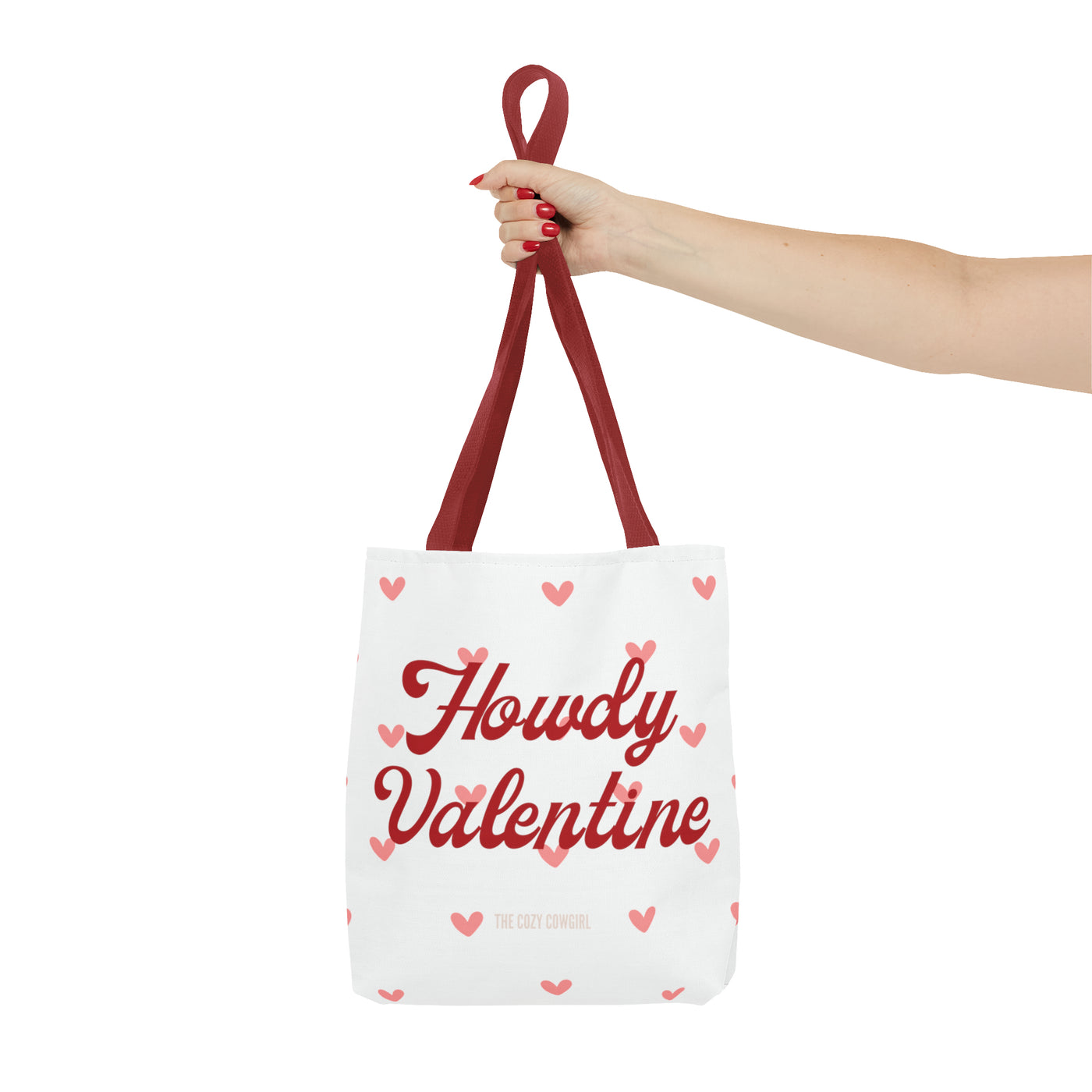 Howdy Valentine Hearts - Tote Bag