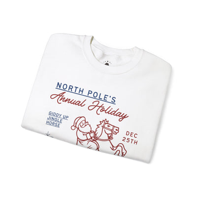 North Pole Christmas Rodeo - Crewneck Sweatshirt