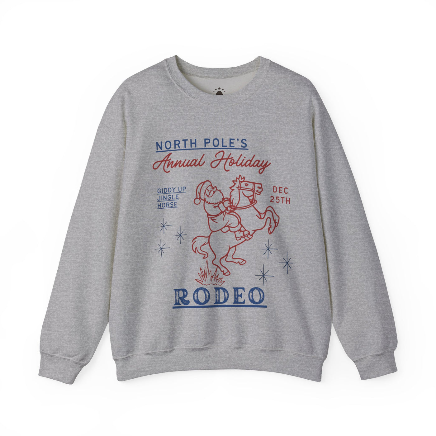 North Pole Christmas Rodeo - Crewneck Sweatshirt