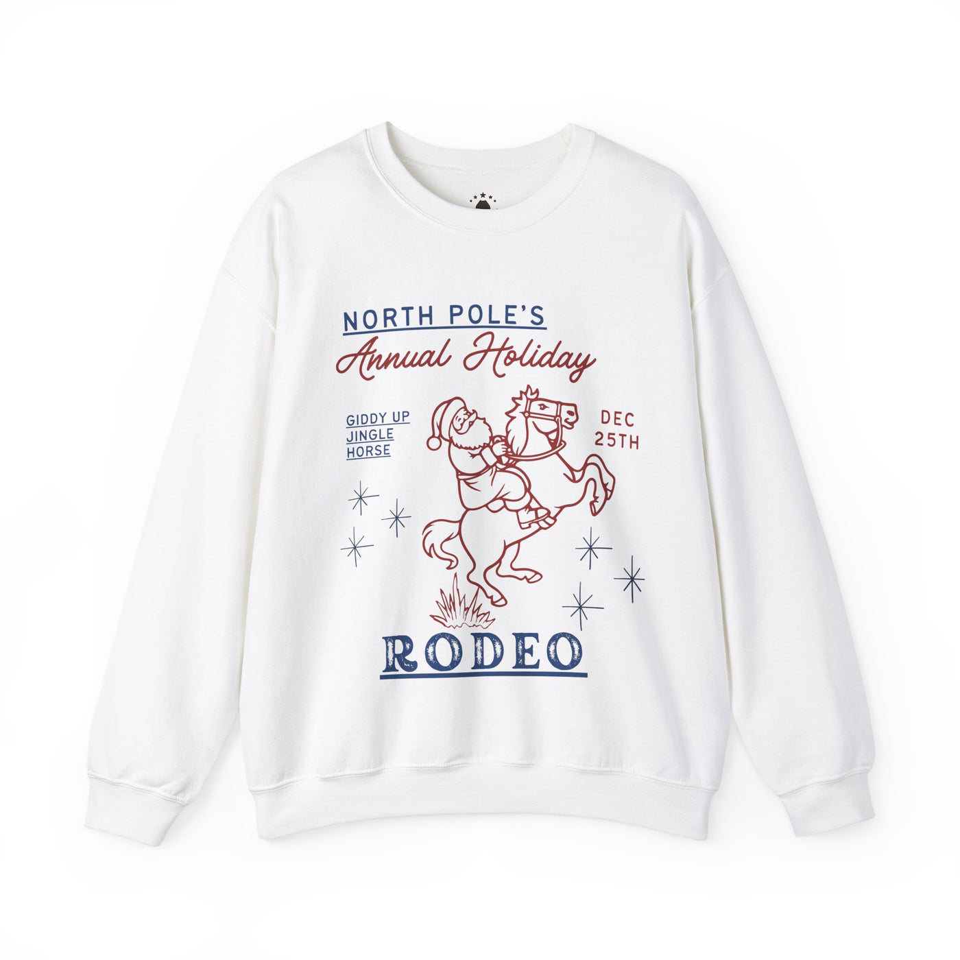 North Pole Christmas Rodeo - Crewneck Sweatshirt