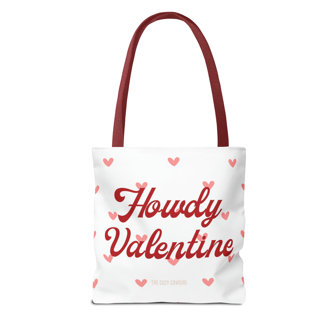 Howdy Valentine Hearts - Tote Bag