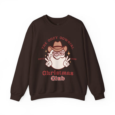 Cozy Cowgirl Christmas Club - Crewneck Sweatshirt