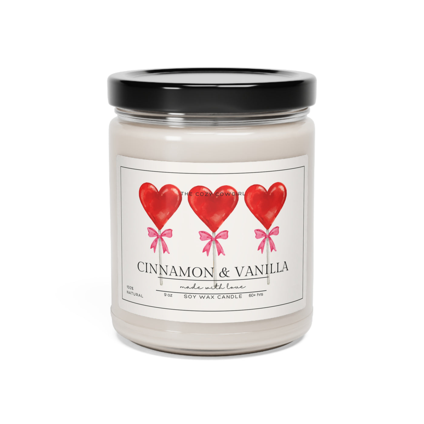 Candy Hearts - Scented Soy Candle, 9oz