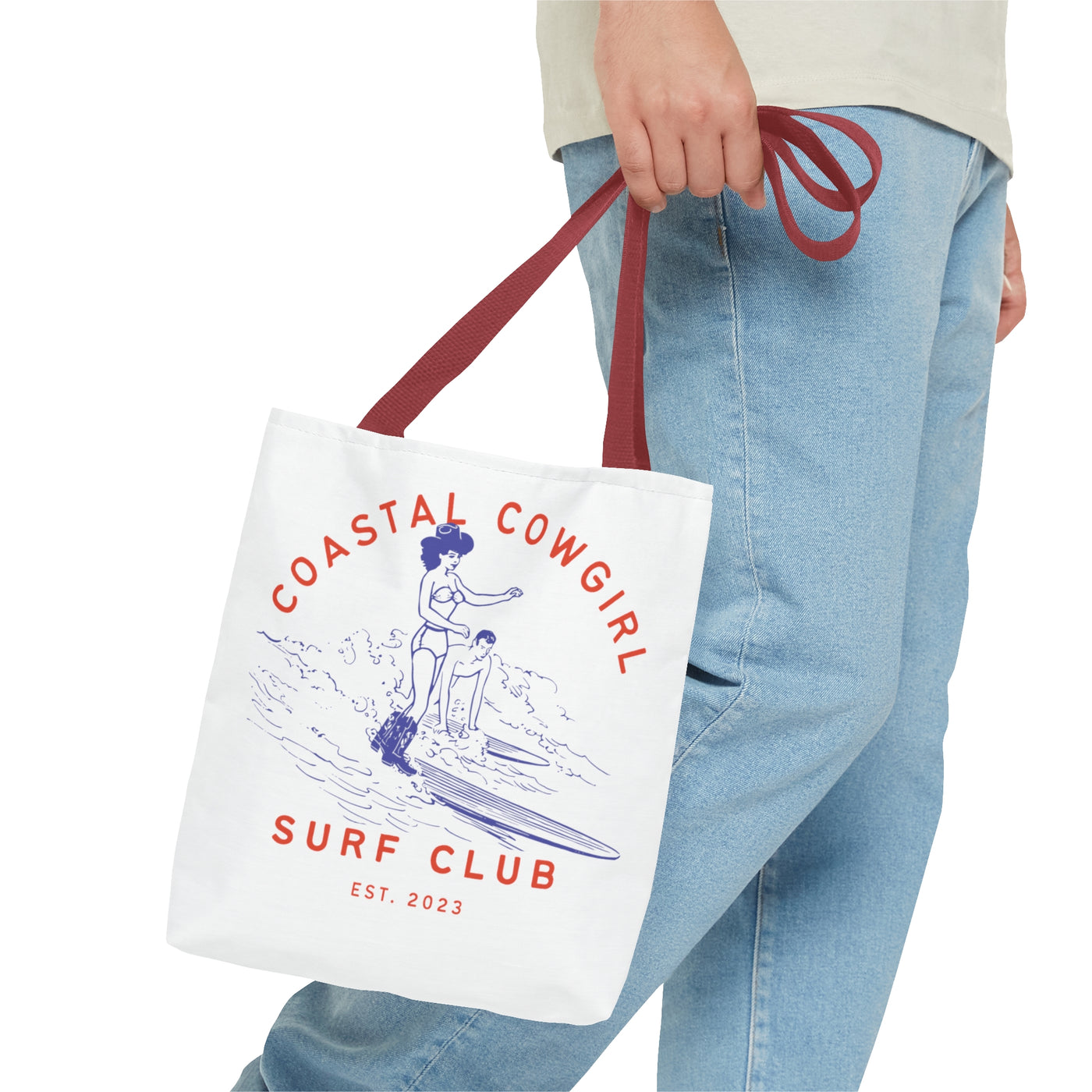 Coastal Cowgirl Surf Club - Tote Bag