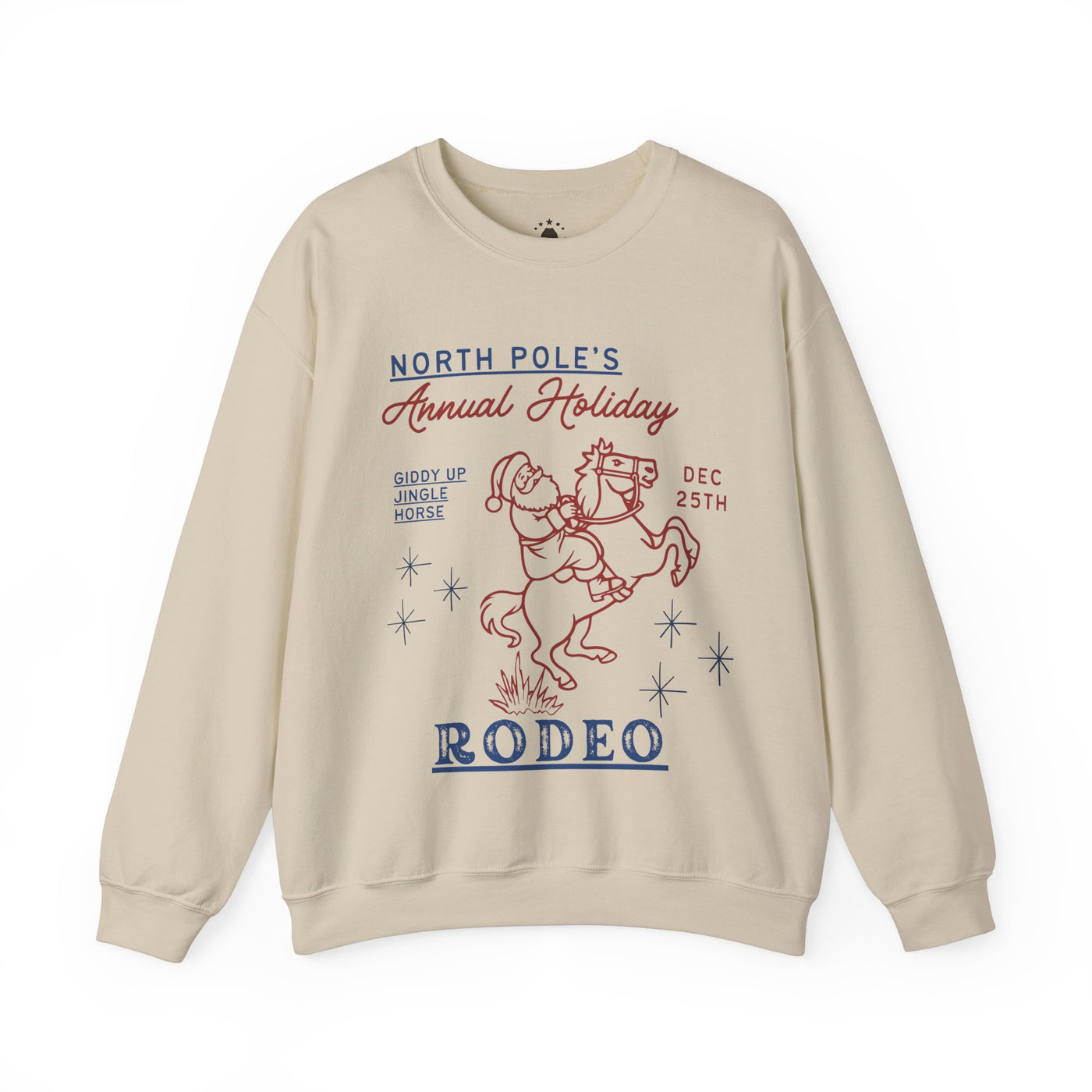 North Pole Christmas Rodeo - Crewneck Sweatshirt