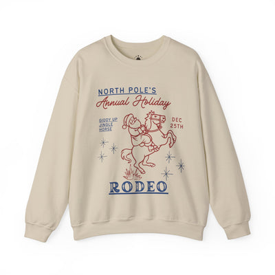 North Pole Christmas Rodeo - Crewneck Sweatshirt