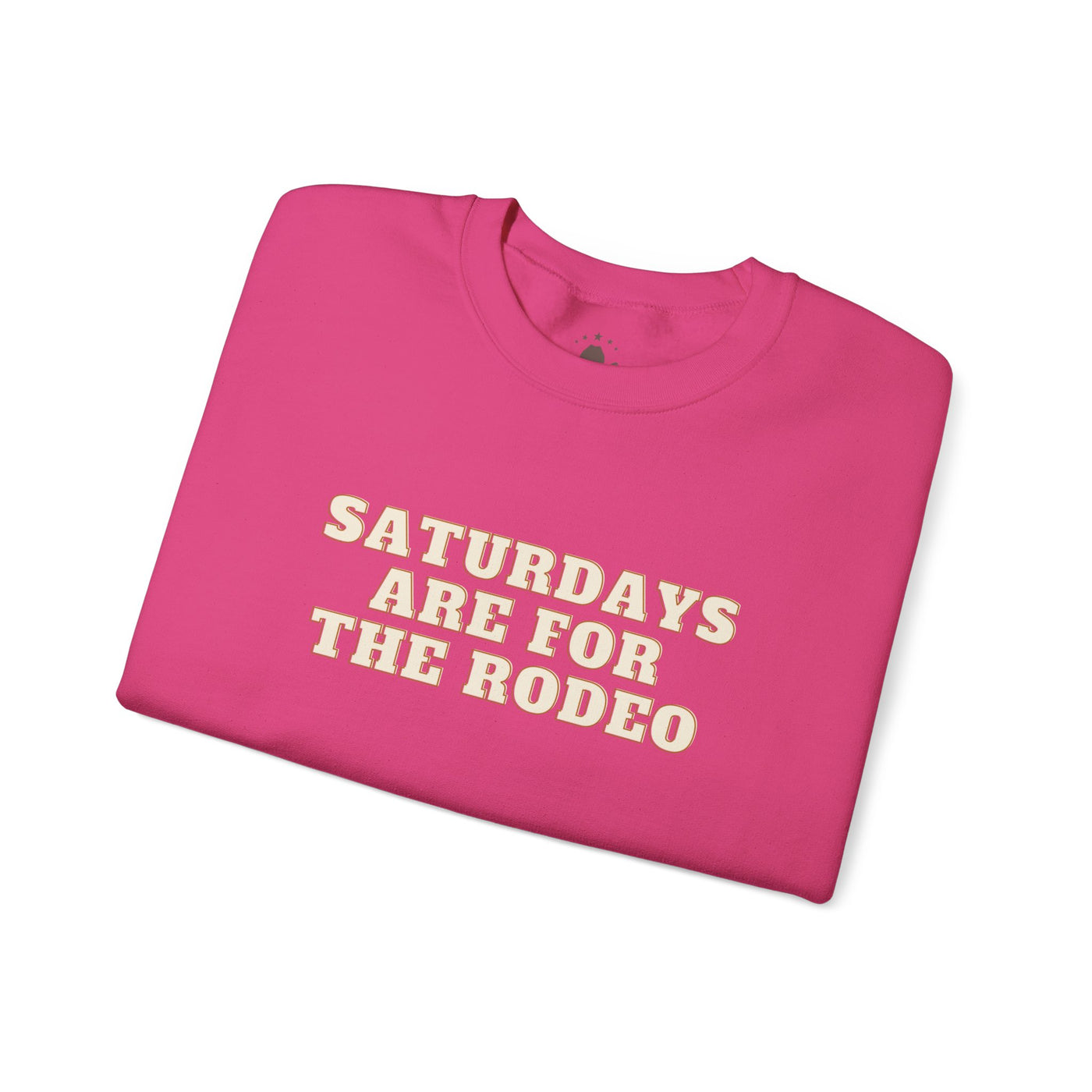 Saturdays are for the Rodeo - Crewneck Sweatshirt