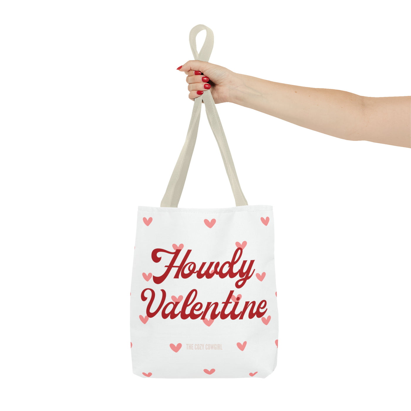 Howdy Valentine Hearts - Tote Bag