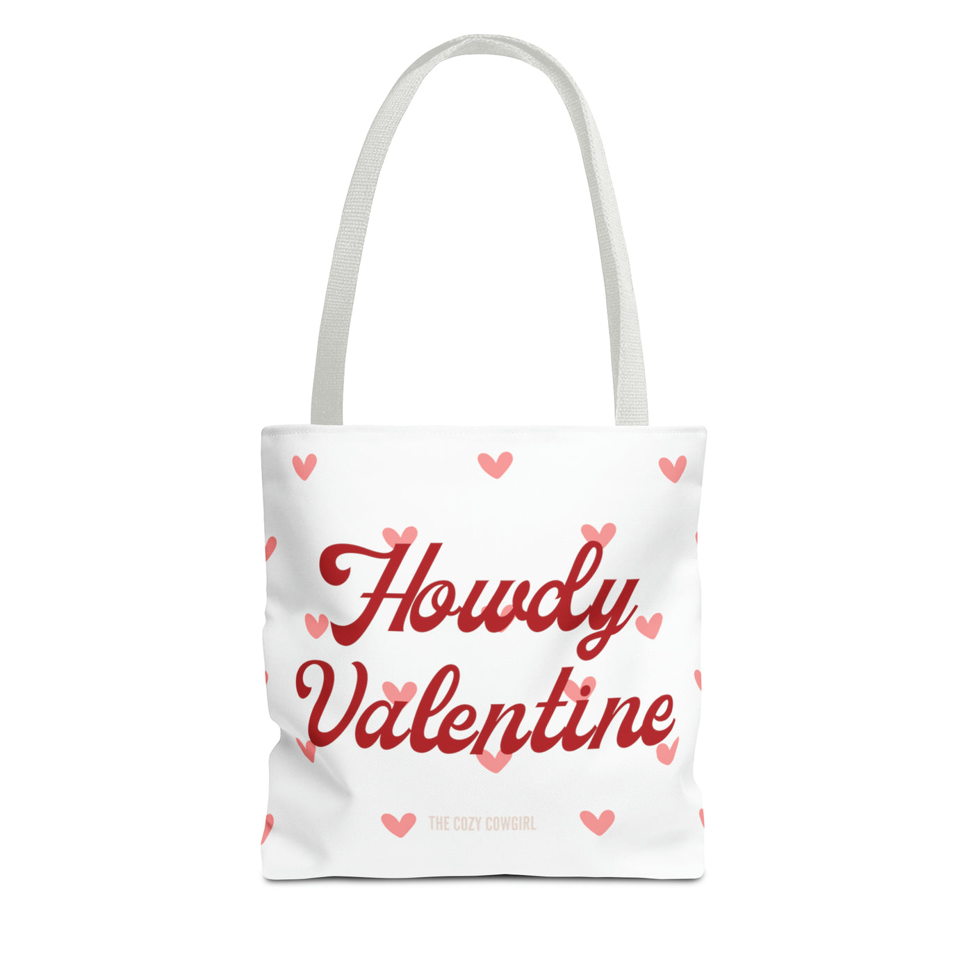 Howdy Valentine Hearts - Tote Bag