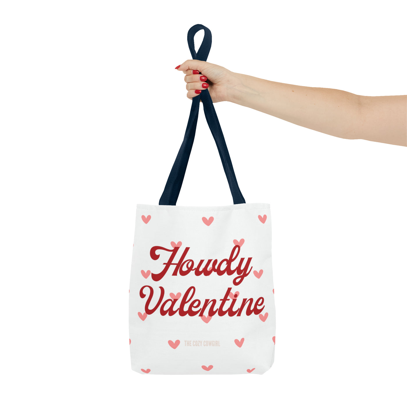 Howdy Valentine Hearts - Tote Bag