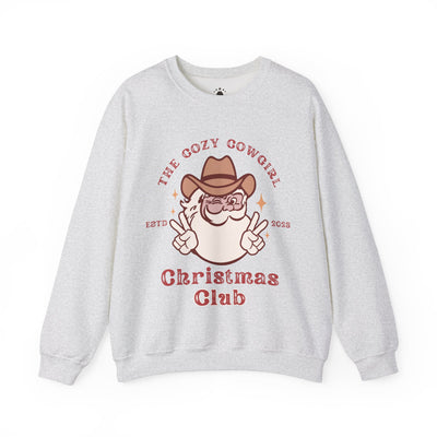 Cozy Cowgirl Christmas Club - Crewneck Sweatshirt