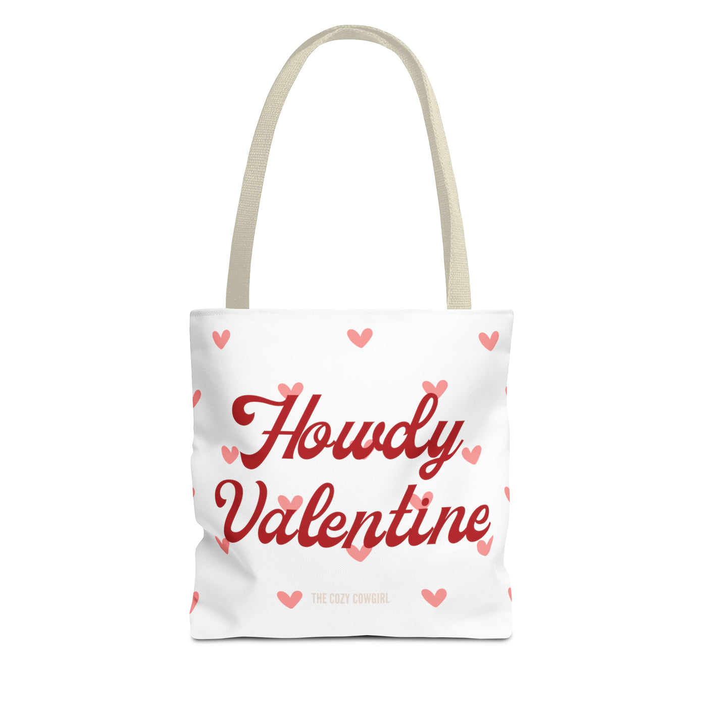 Howdy Valentine Hearts - Tote Bag