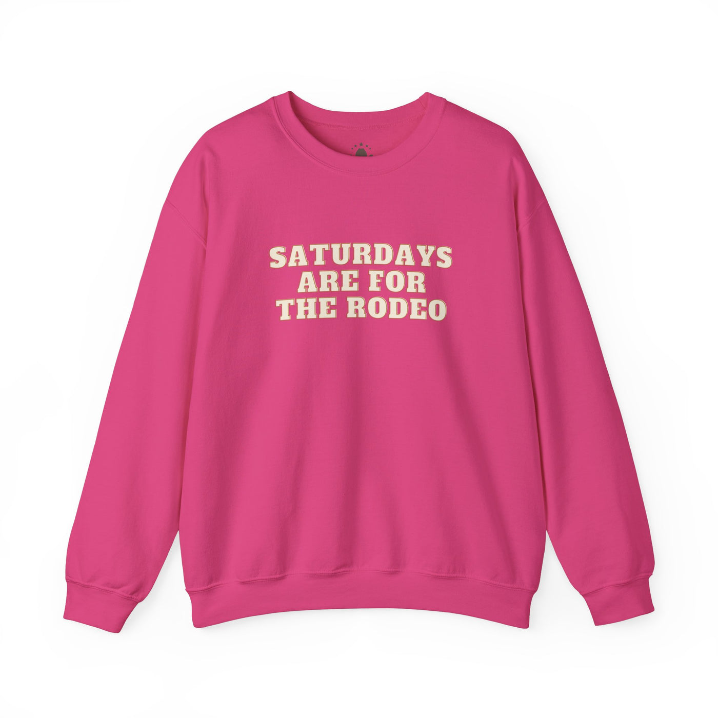 Saturdays are for the Rodeo - Crewneck Sweatshirt