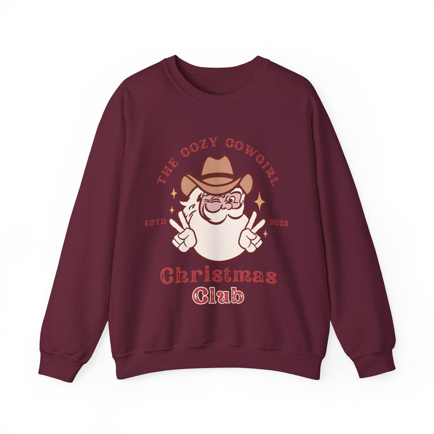 Cozy Cowgirl Christmas Club - Crewneck Sweatshirt