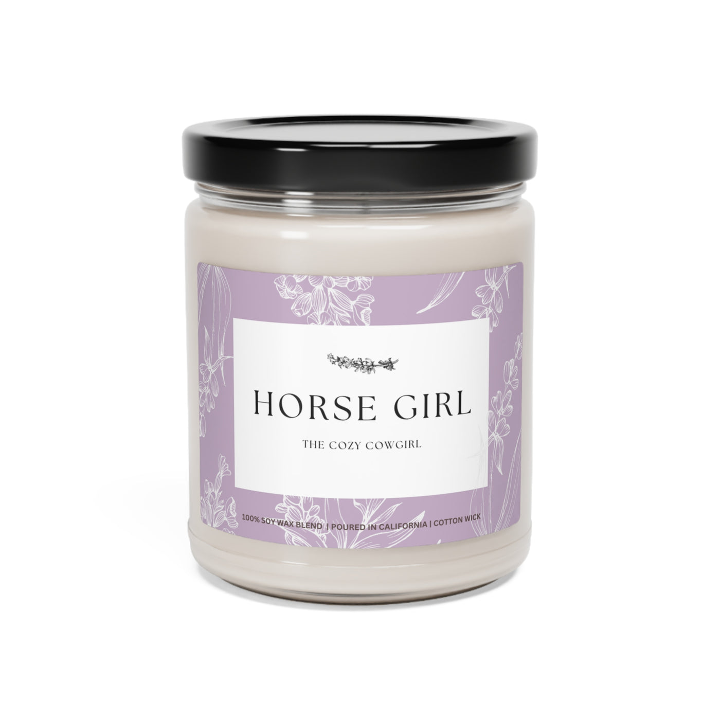 Horse Girl Scented Soy Candle, 9oz