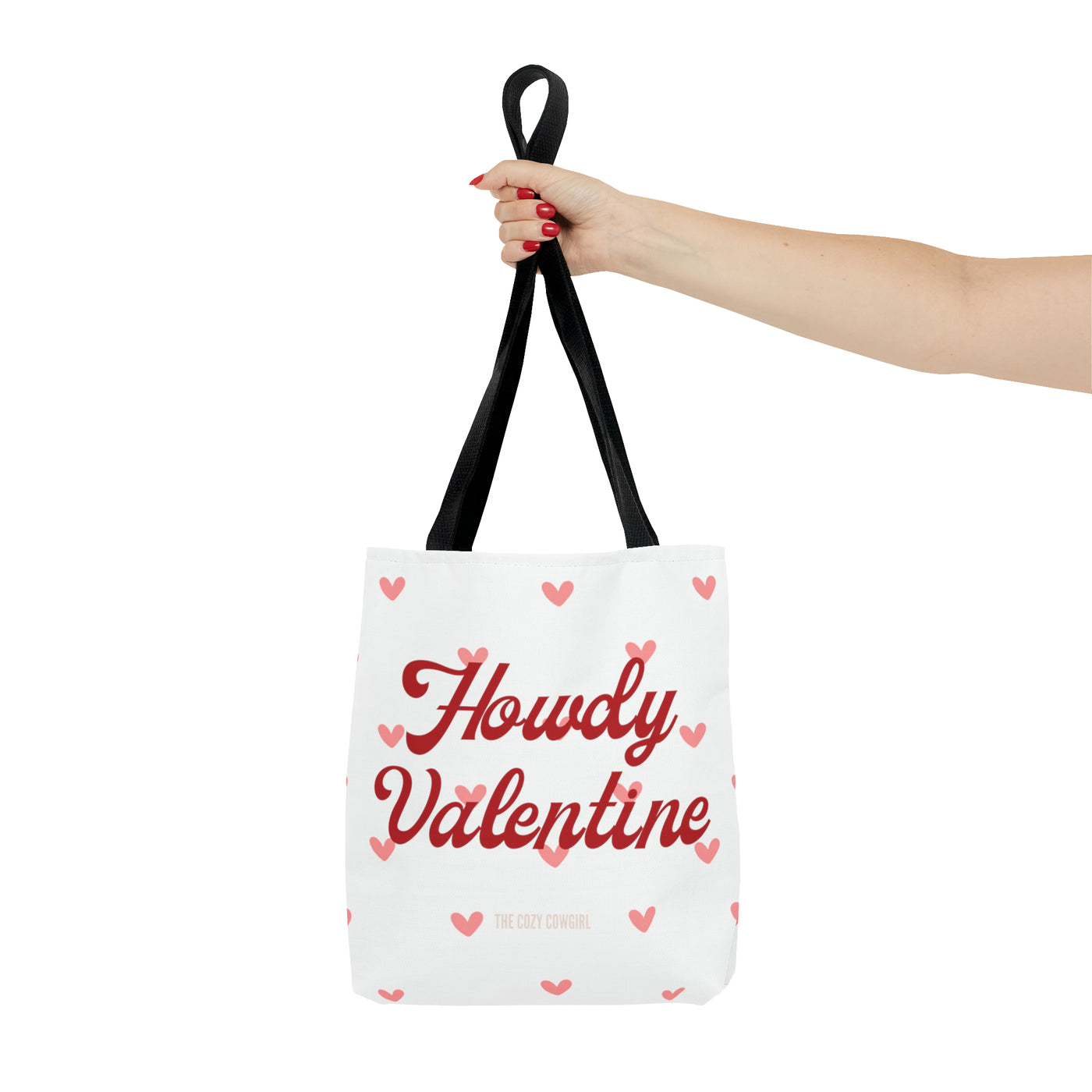 Howdy Valentine Hearts - Tote Bag