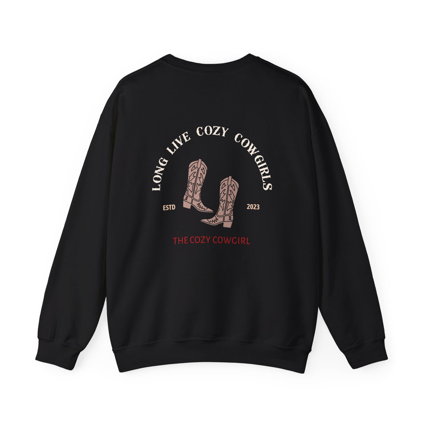 Long Live Cozy Cowgirls Western - Crewneck Sweatshirt