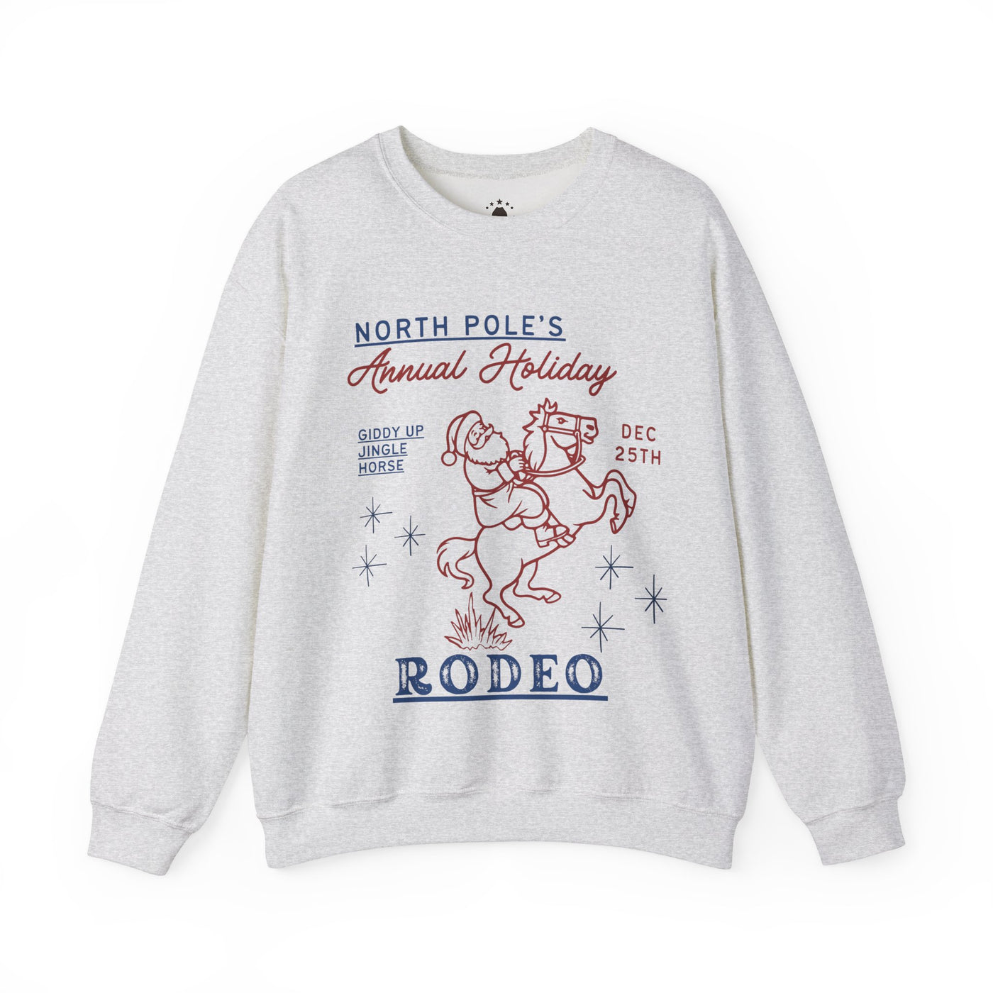 North Pole Christmas Rodeo - Crewneck Sweatshirt