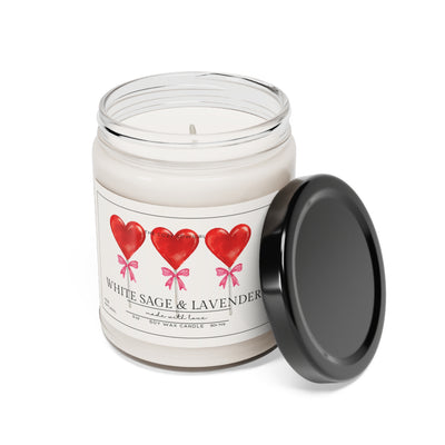 Candy Hearts - Scented Soy Candle, 9oz