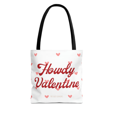 Howdy Valentine Hearts - Tote Bag