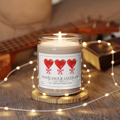 Candy Hearts - Scented Soy Candle, 9oz