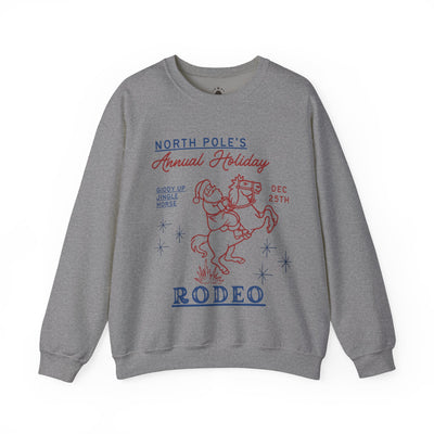 North Pole Christmas Rodeo - Crewneck Sweatshirt