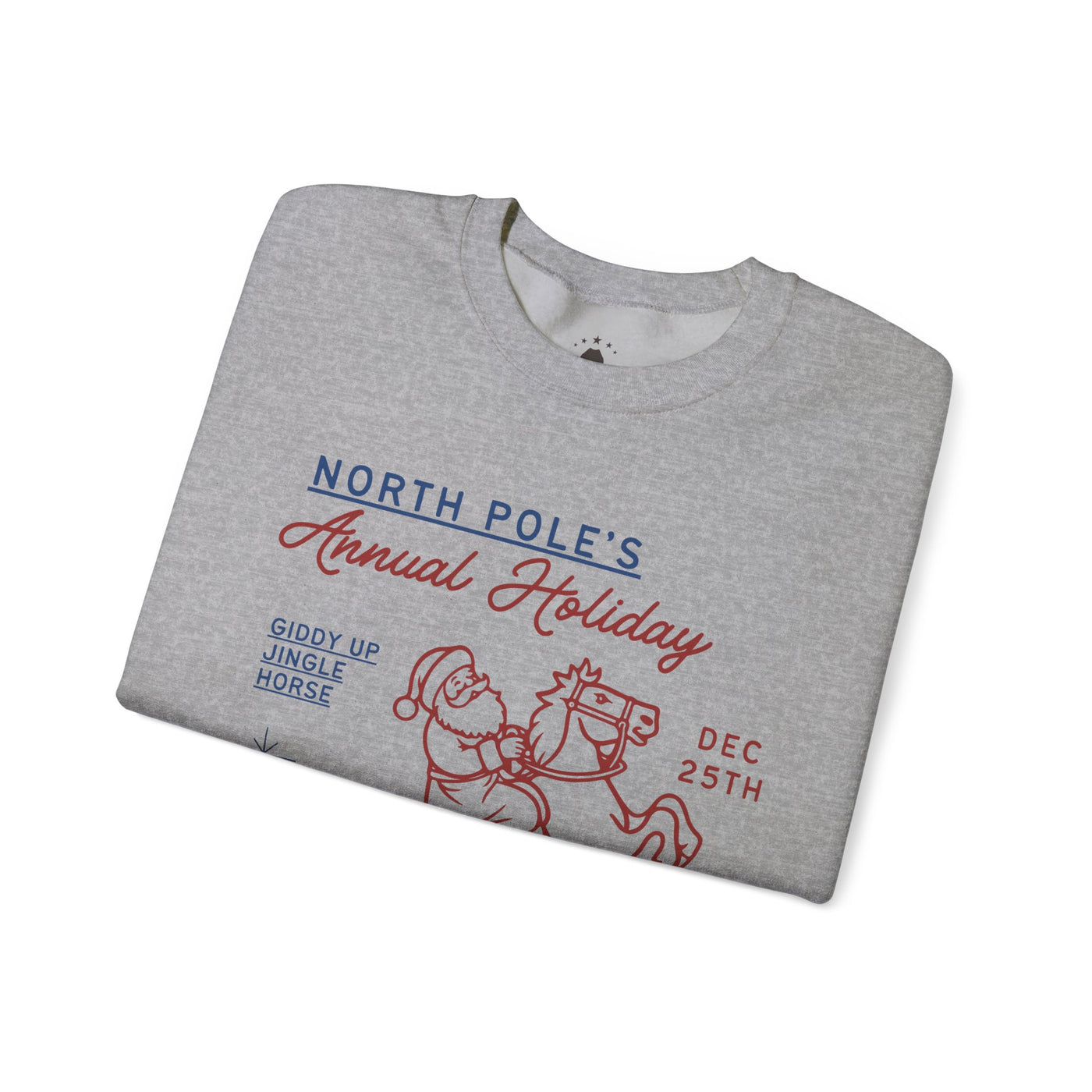 North Pole Christmas Rodeo - Crewneck Sweatshirt