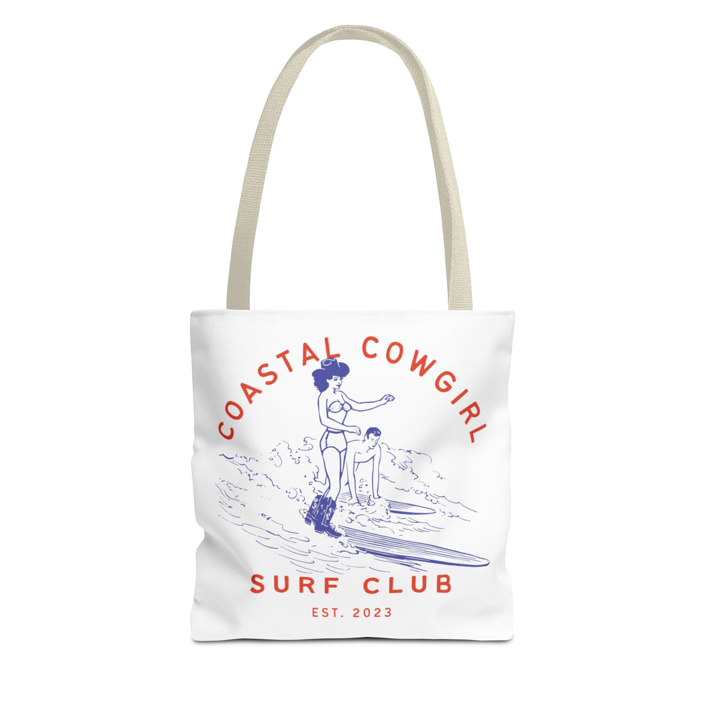 Coastal Cowgirl Surf Club - Tote Bag