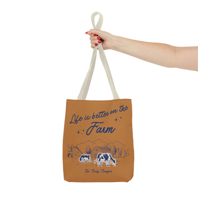 Life Is Better On The Farm - Tote Bag