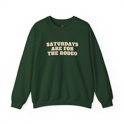 Saturdays are for the Rodeo - Crewneck Sweatshirt